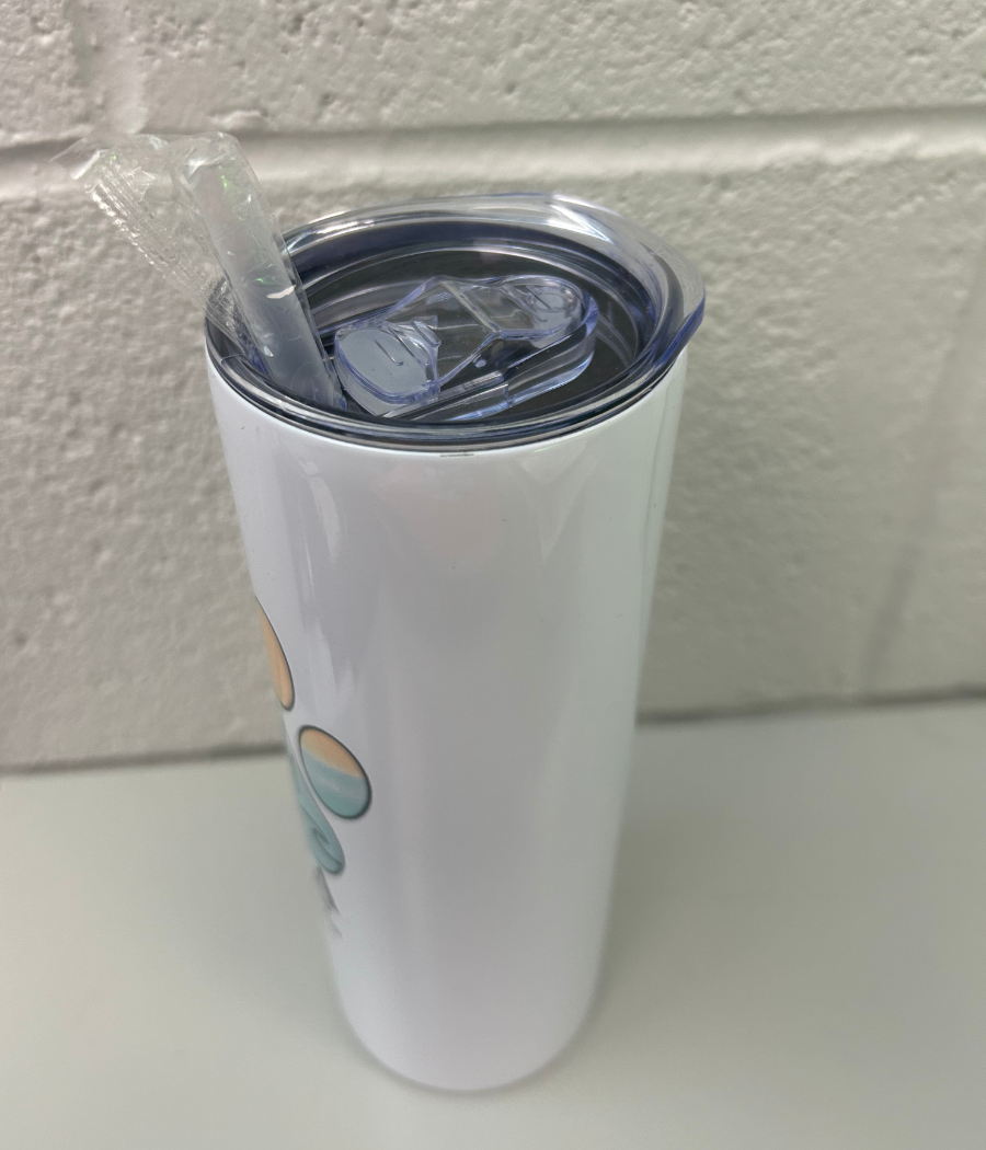 Tumbler White with Logo