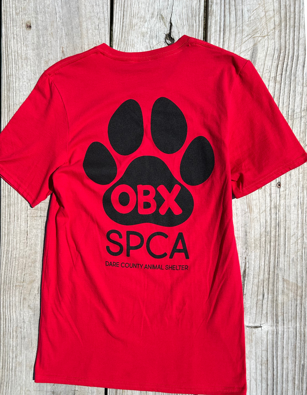 T-shirt Red V Neck