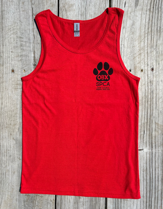 Outer Banks SPCA Tank Top Red