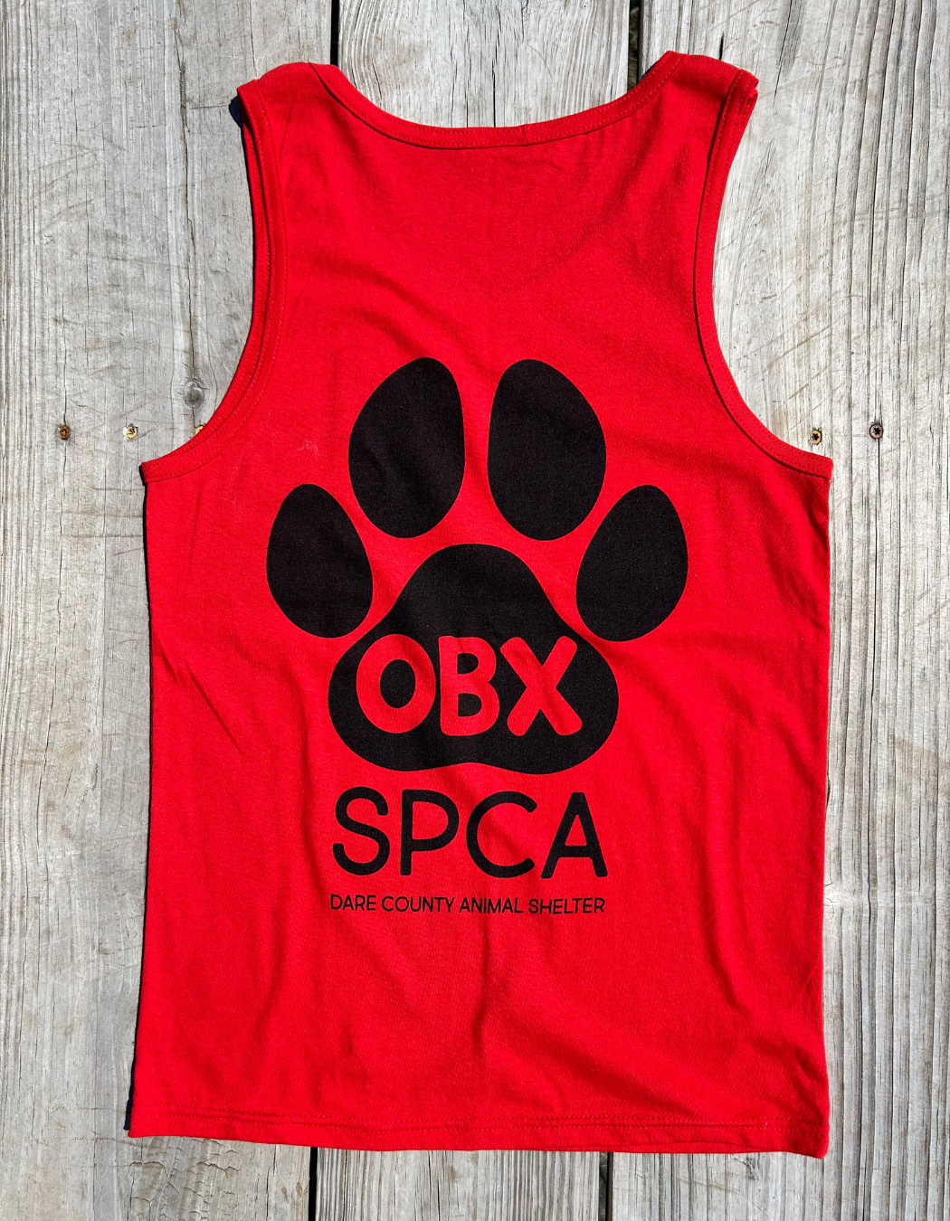 Outer Banks SPCA Tank Top Red