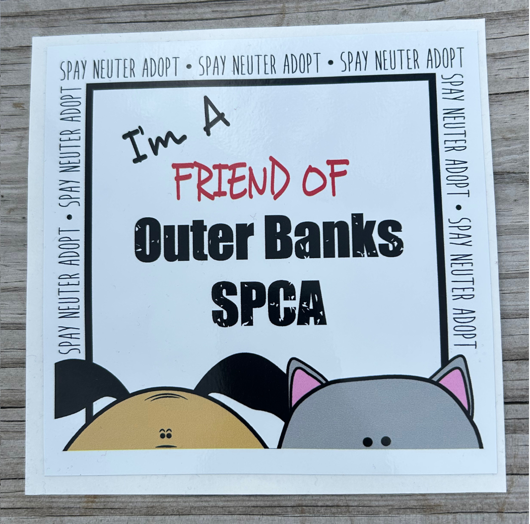 Sticker Outer Banks SPCA Large 5"