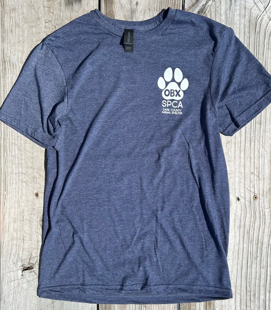 Outer Banks SPCA T-shirt Heather Navy