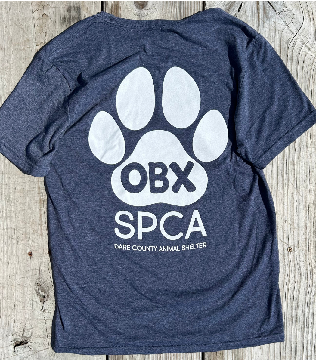 Outer Banks SPCA T-shirt Heather Navy