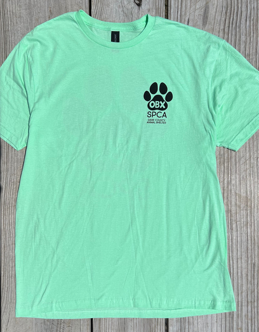 Outer Banks SPCA T-shirt Mint Green