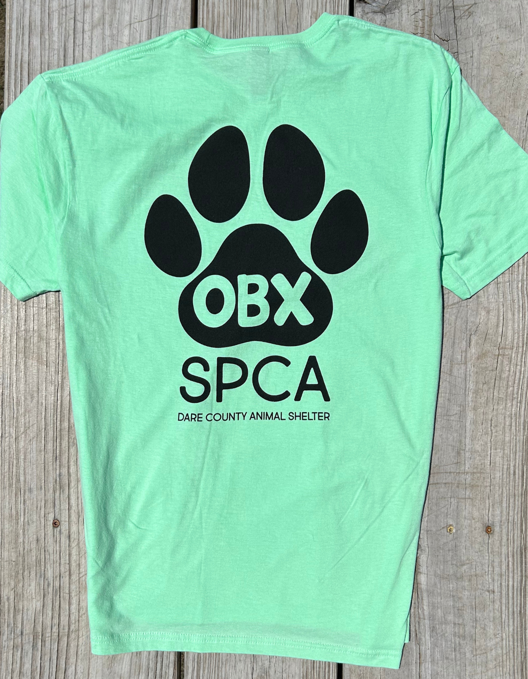 Outer Banks SPCA T-shirt Mint Green