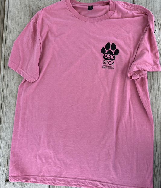 Outer Banks SPCA T-shirt Plum Rose