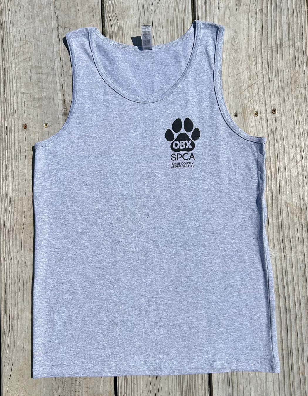 Outer Banks SPCA Tank Top Grey