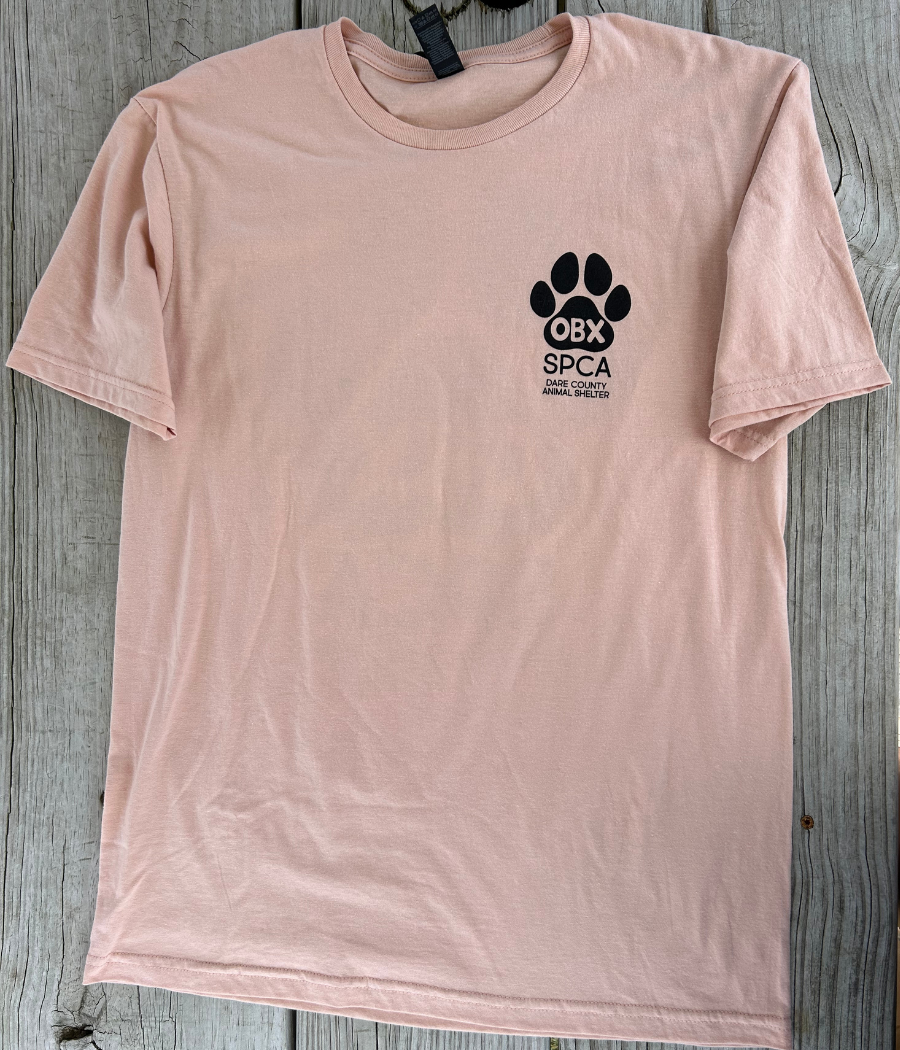 Outer Banks SPCA T-shirt Dusty Rose