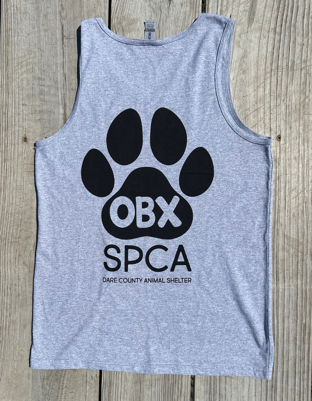 Outer Banks SPCA Tank Top Grey